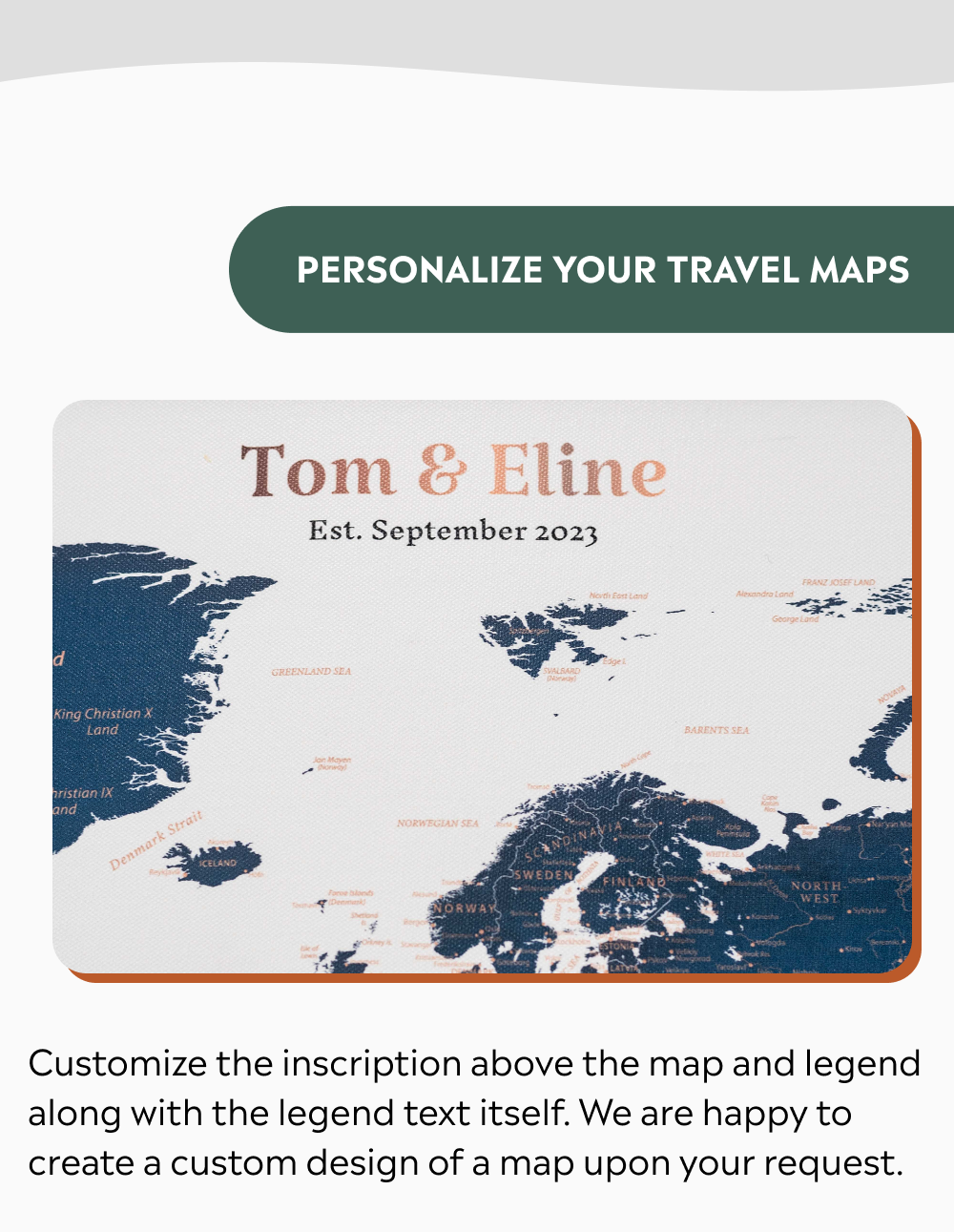 Personalize Your Travel Maps