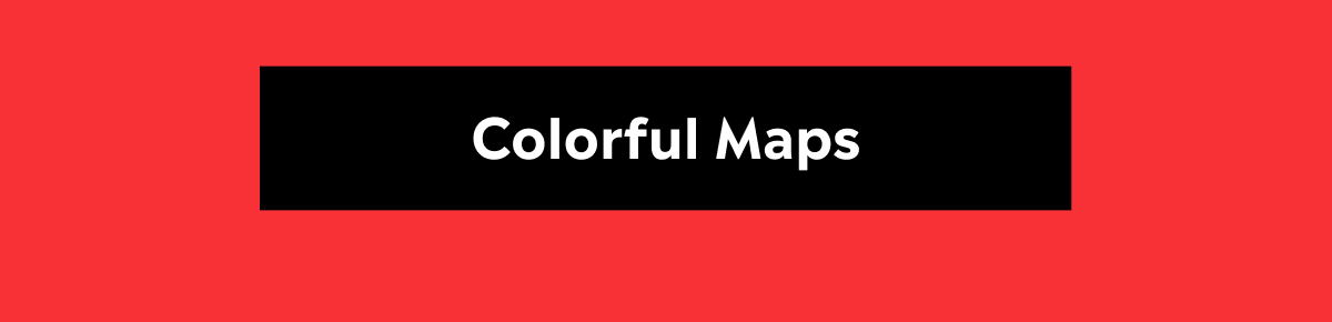 Colorful World Maps