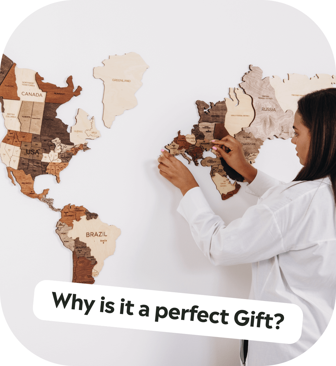 Why a world map is a perfect gift?