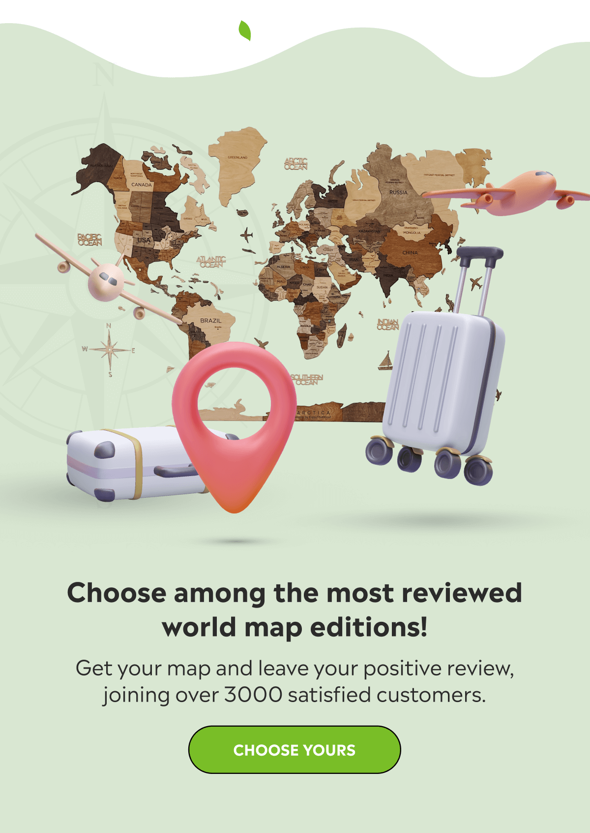 Choose among the most reviewed maps