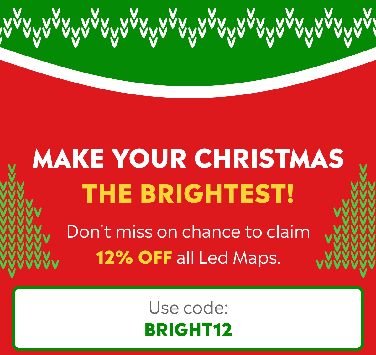 12% Off Led Maps