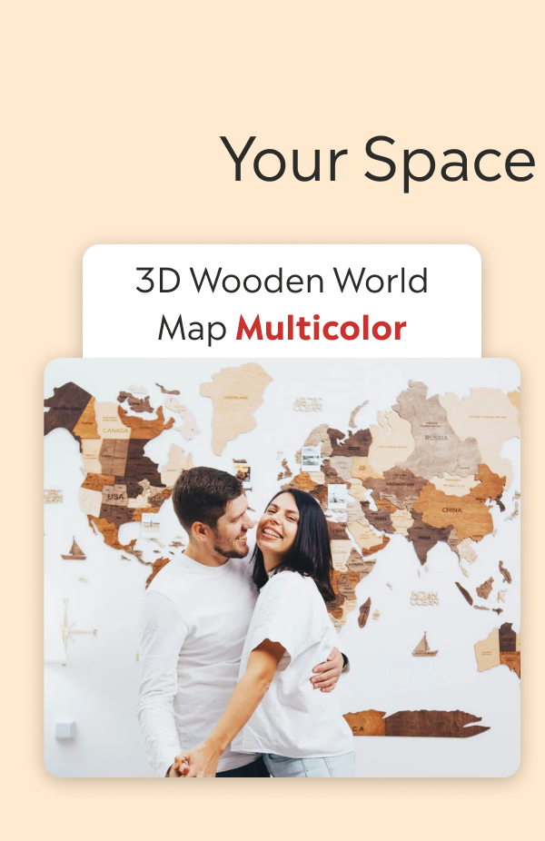 World Map Multicolor