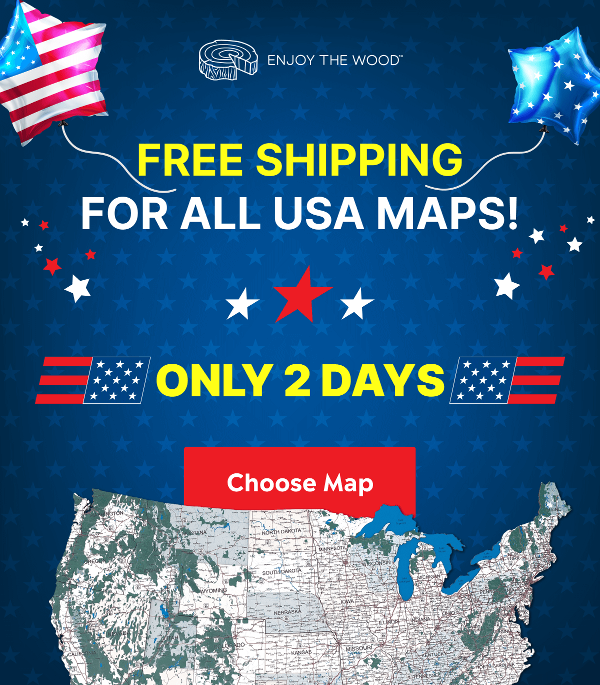 Be the First to Review the New USA Map