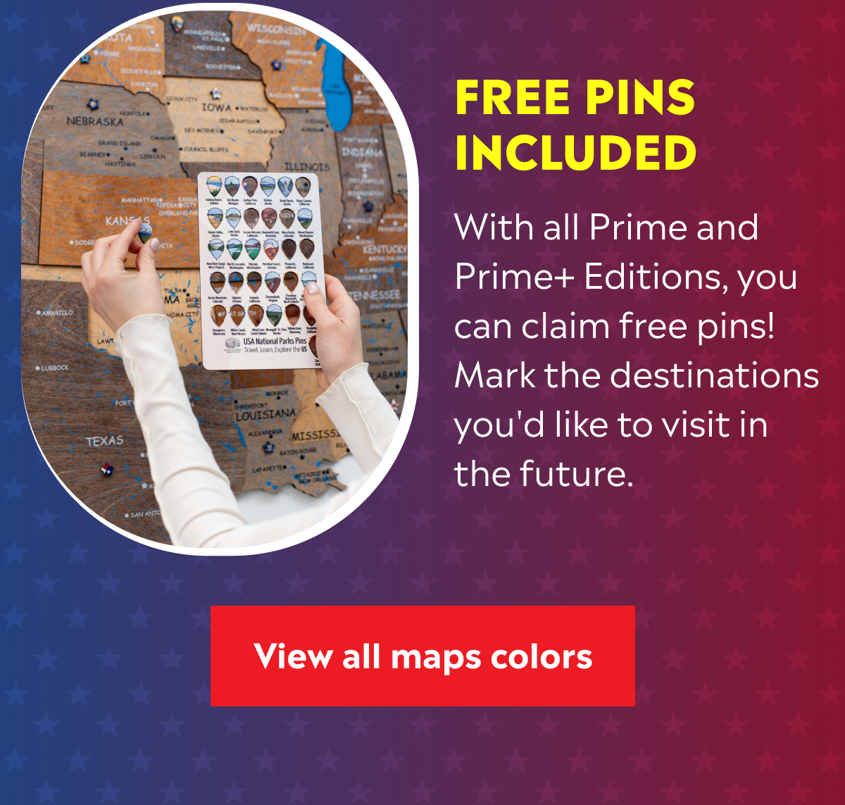 Free Pins Included