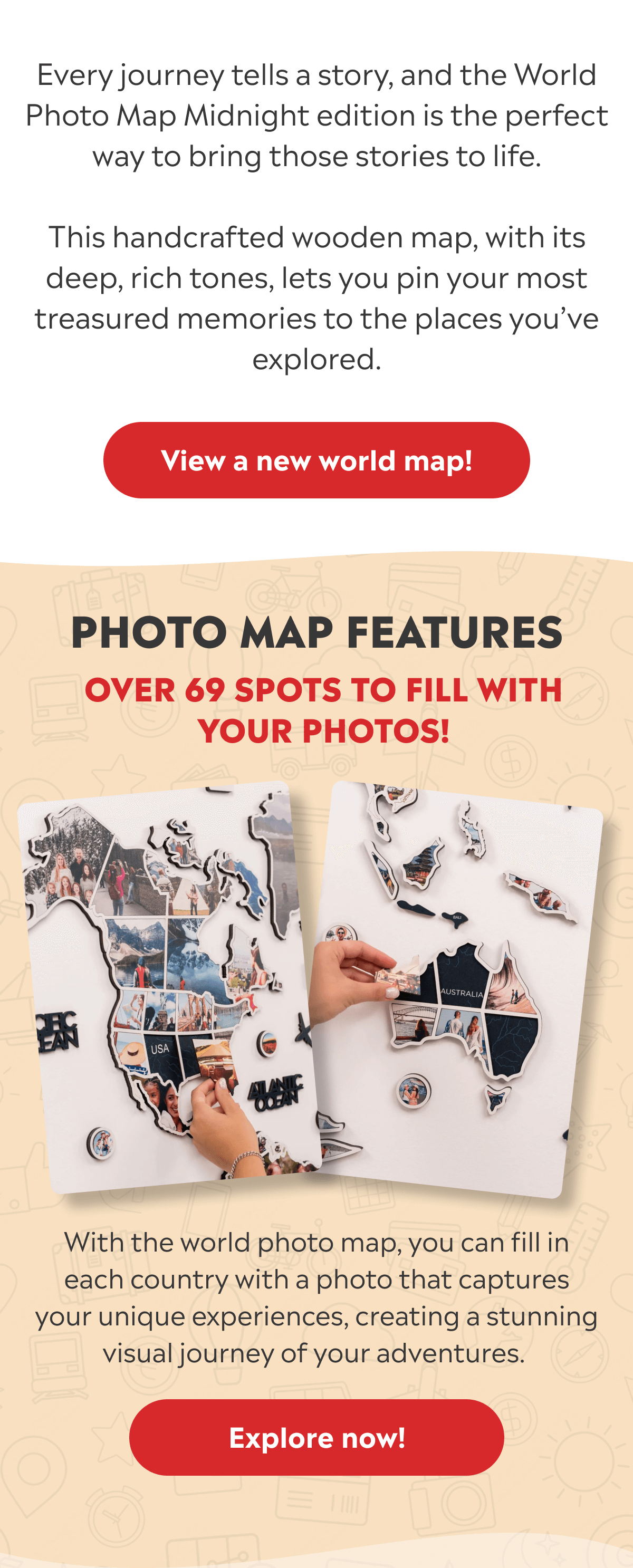 Over 35 spots to fill with your favorite photos!