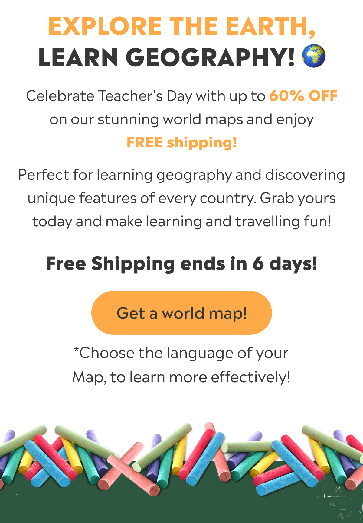 Last 6 days for Free Shipping