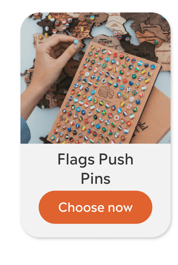 Flag Push Pins