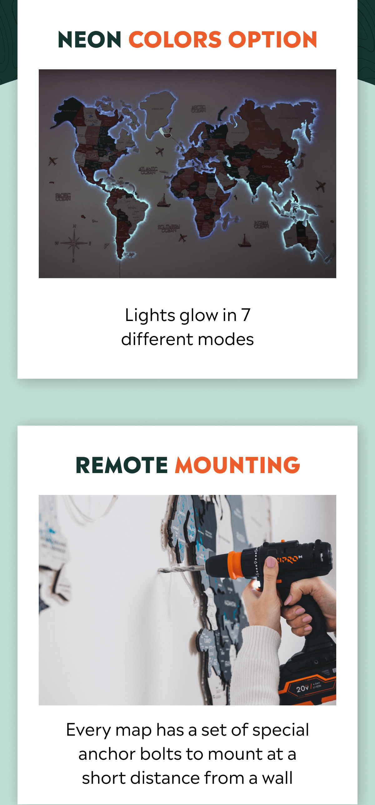 Amazing advantages of the Wooden Led 2.0 Map