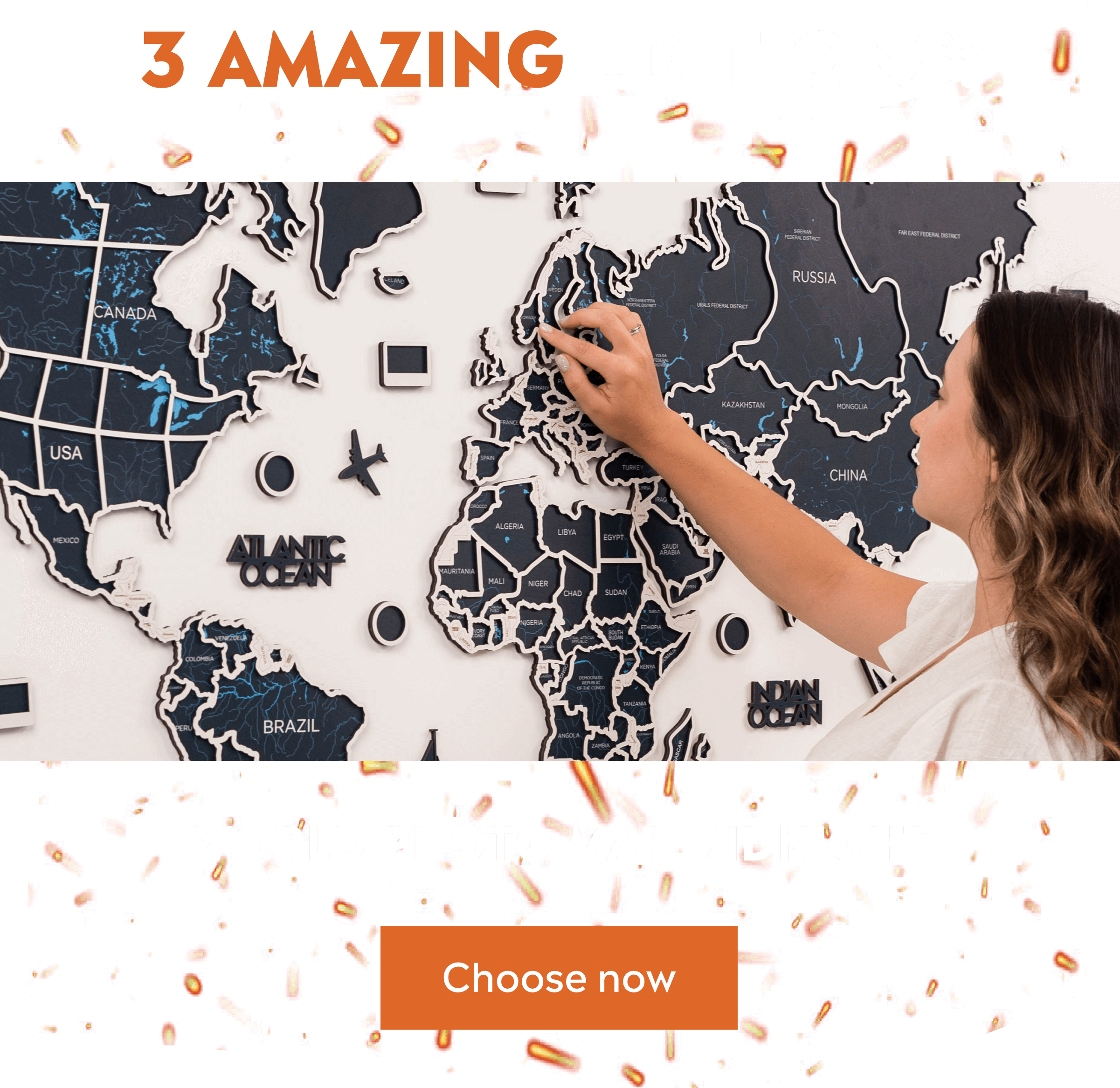 World Map Midnight