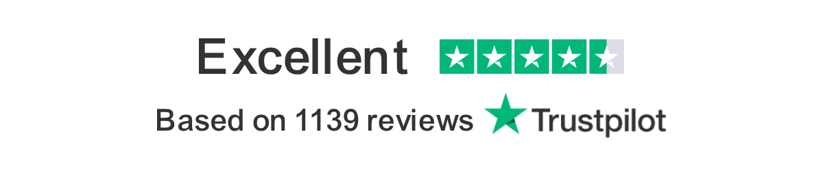 Over 1000 Trustpilot Reviews