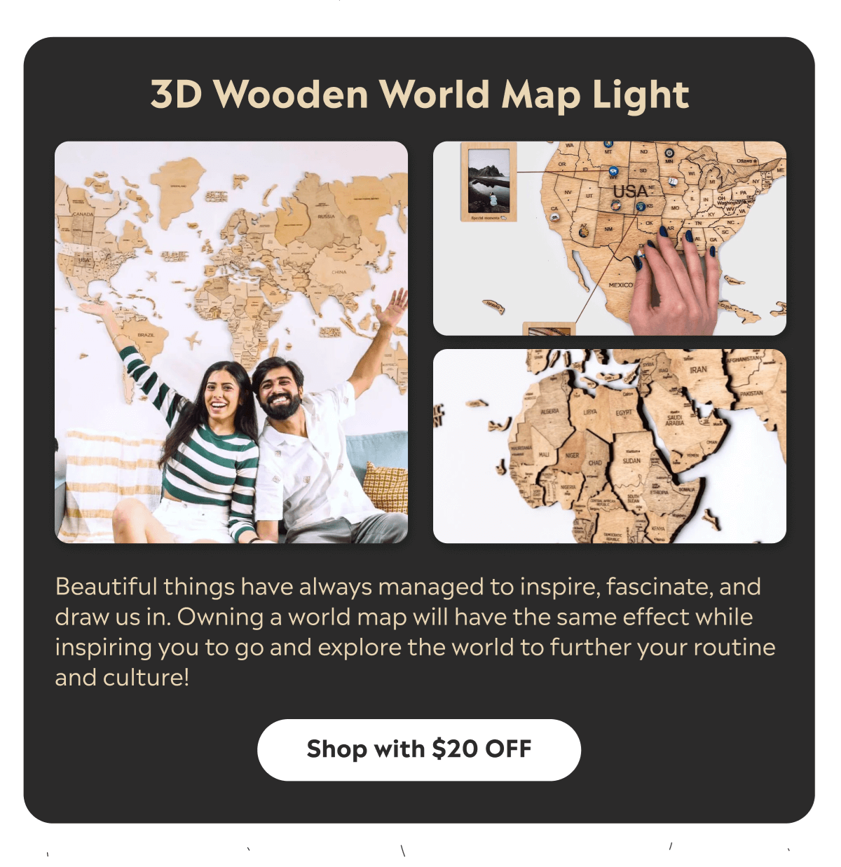 Claim $20 OFF for Dad's Maps