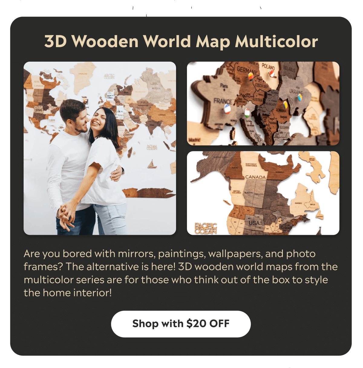 Claim $20 OFF for Dad's Maps