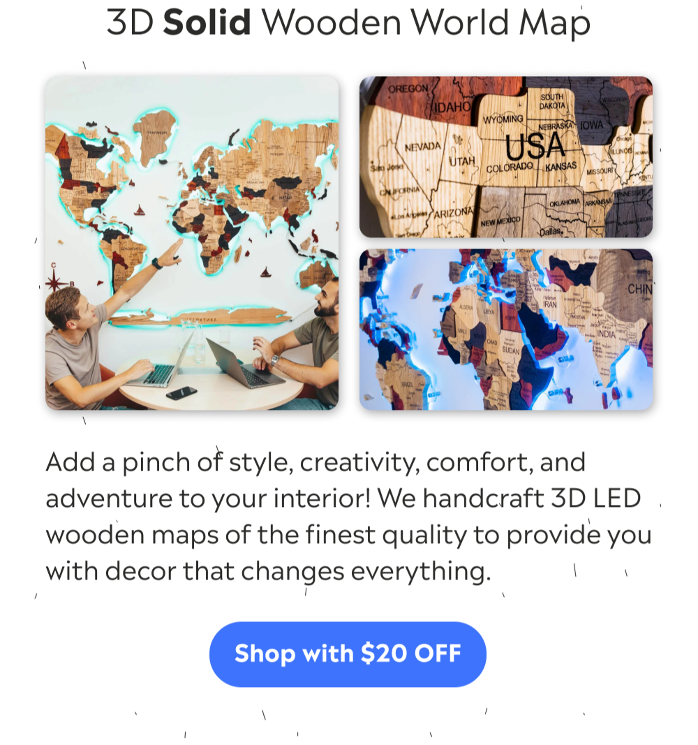 Claim $20 OFF for Dad's Maps