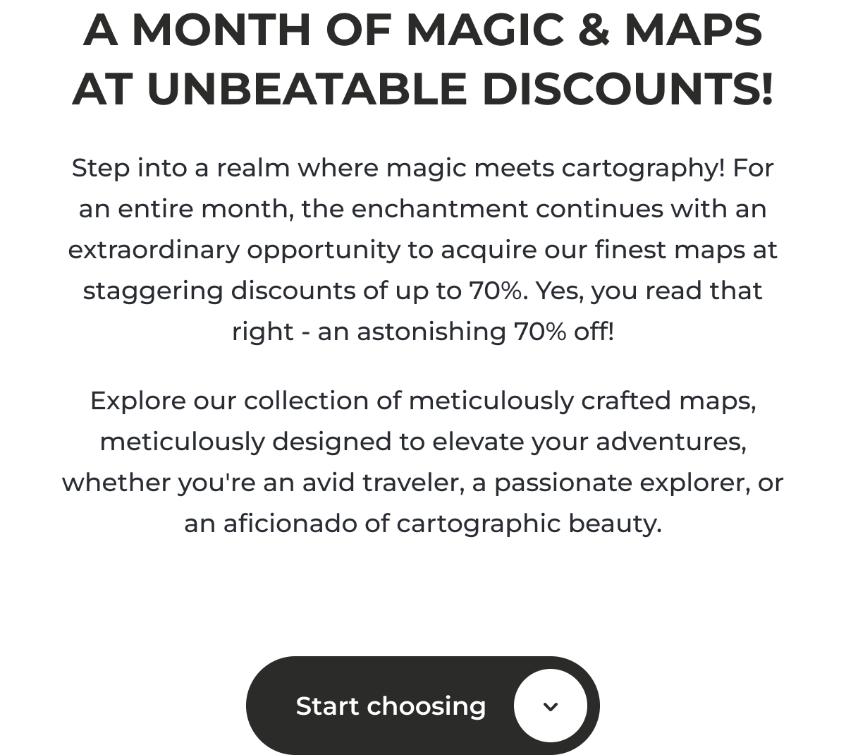 Magic Maps at Unbeatable Discounts