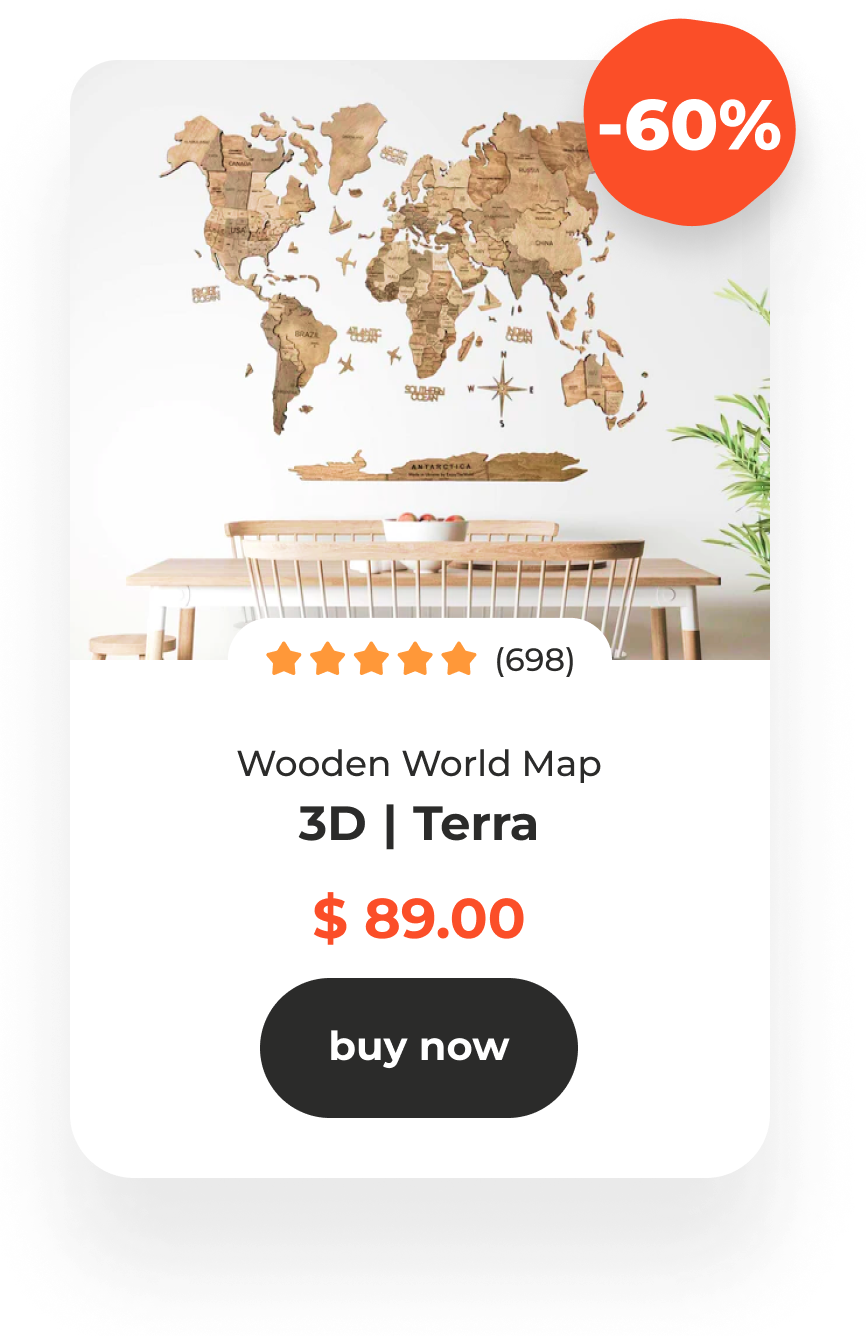 3D World Map Terra