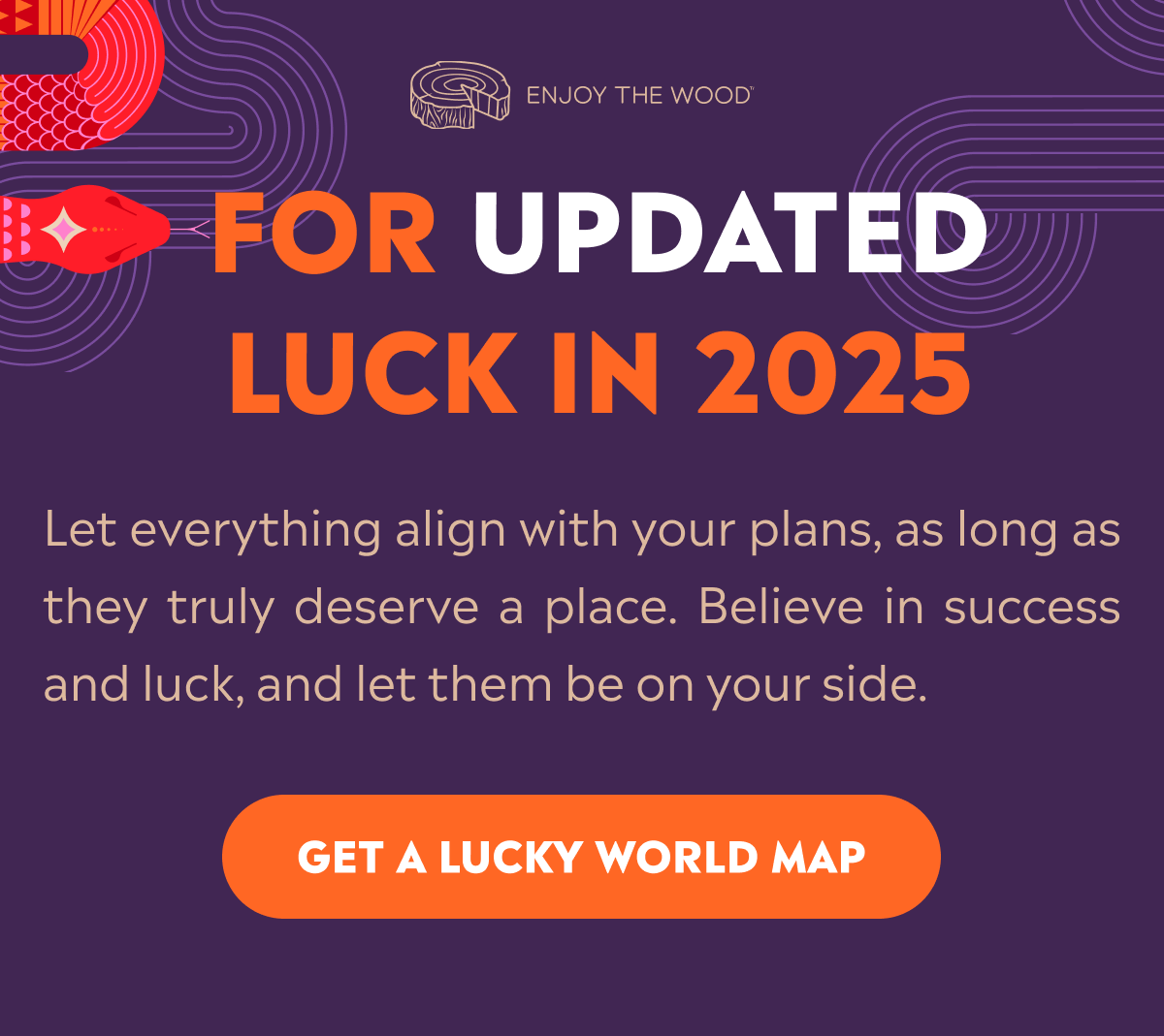 Get a Lucky World Map 